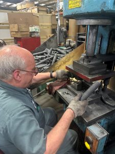 Custom Spring Being Made