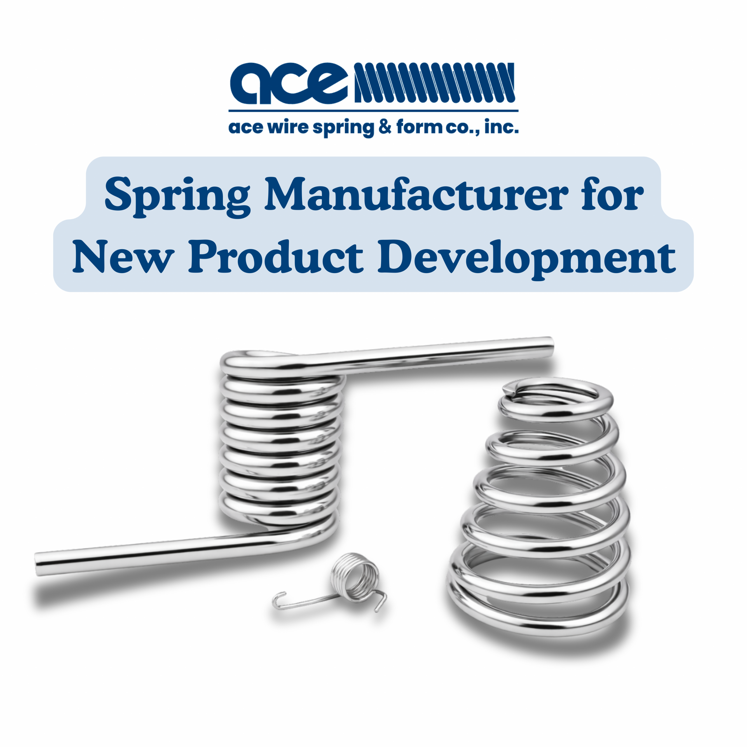 Spring Manufacturer for New Product Development