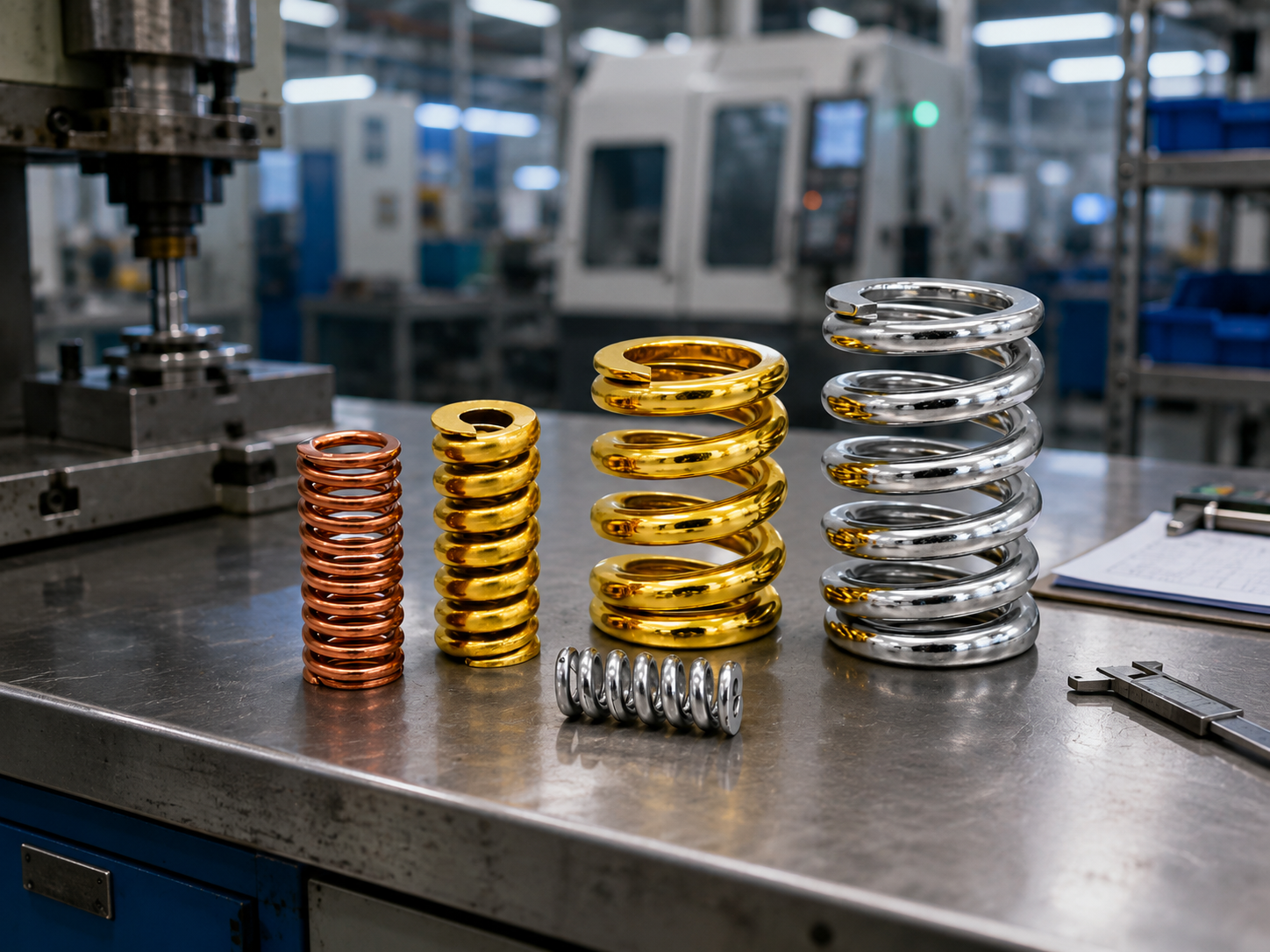 compression spring manufacturer producing custom compression springs